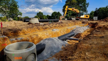 Tranch&eacute;es, r&eacute;seaux et fondations, ce qu'impliquent des travaux de VRD aux abords de Saint-Di&eacute;-des-Vosges